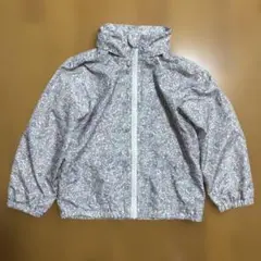 美品　キッズ　女の子　ナイロンジャンパー　ブルゾン　ジャケット　花柄　110