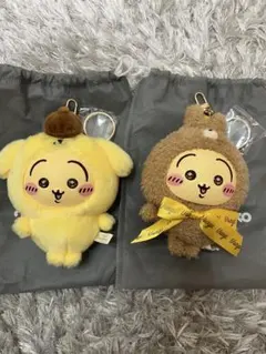 ちいかわ Kiramekko Teddy Bear うさぎ　ポムポムプリン