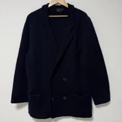 dunhill ダンヒル ウール ダブル ニット ジャケット M カーディガン