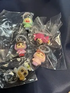 即発送★クレヨンしんちゃん パステルカラー めじるしアクセサリー 5点セット