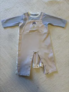 familiar サロペット風ロンパース