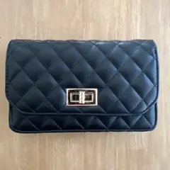 【新品】GRL キルティングレザーチェーンショルダーバッグ [tr319] 黒