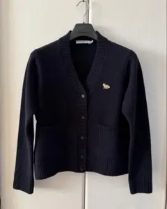 メゾンキツネ　カーディガン（レディースS）濃紺