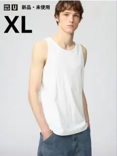 ユニクロＵ　タンクトップ　XL　ホワイトのサムネイル