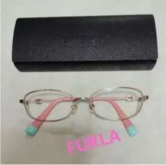 FURLA フルラ メガネVFU795J col.0L80 ケース付き 중고 品