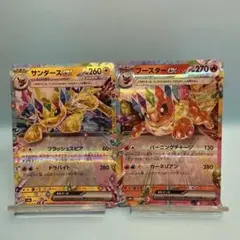 サンダースex & ブースターex トレーディングカード