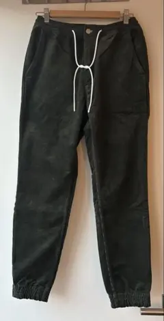 ハリウッドランチマーケット　ストレッチコーデュロイ スリムジョガーパンツ