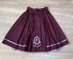 axes femme アクシーズファム　スカート　ボルドー　薔薇