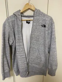 The North Face グレー ジップアップフーディ