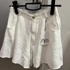 ZARA kids ザラキッズ　キュロット ホワイト 13ー14新品未使用
