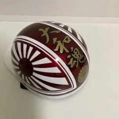 バイク用半帽ヘルメット 赤メタリック 白パール 富士日章 - メルカリ
