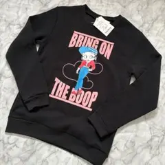 ベティちゃん トレーナー スウェット 裏起毛 BETTYBOOP Lサイズのサムネイル