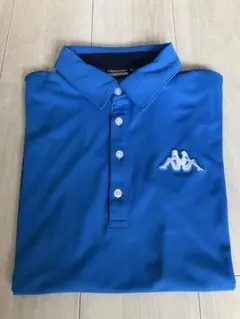 Kappa ゴルフシャツ ブルー メンズ Lサイズ