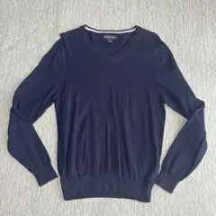 00s Brooks Brothers ネイビー　Vネックセーター　ニットのサムネイル