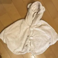 フード付きベビーポンチョ　赤ちゃんの城