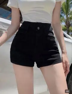 SHEIN ブラックショートパンツ S