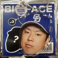 中日ドラゴンズ 松葉貴大選手 BIGFACEワイヤーチャーム