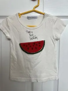 Donkey Josy スイカ刺繍 Tシャツ 80のサムネイル