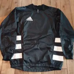 adidas ラグビートップ　ウィンドブレーカー　ブラックMサイズ　美品