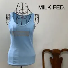 C2078【水色美品】ミルクフェドMILK FED タンクトップフリーサイズのサムネイル