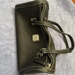 DOONEY&BOURKE 黒いレザーハンドバッグ