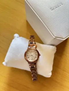 電波ソーラーSHW-1508G-9AJF SHEEN ローズゴールド 腕時計