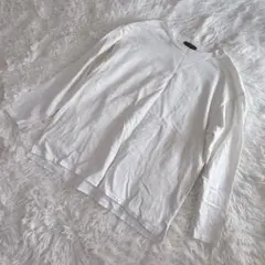 【c8415】IN THE MARKET Tシャツ 長袖　ホワイト
