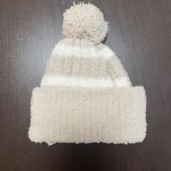 【新品】ジェラートピケ　ベビーニット帽