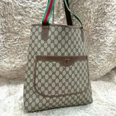【美品】GUCCI GGトートバッグ シェリー スプリーム ベージュ