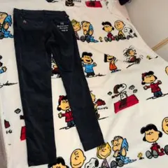 Munsingwear レディース ゴルフパンツ コーデュロイ 紺色
