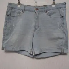 SONOMA ソノマ デニムショートパンツ ロールアップ ライトブルー 6
