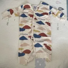 PETIT BATEAU オーガニックコットンロンパース 6m