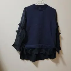 ZARAWOMAN　フリルリボンスエット