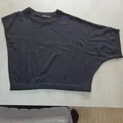 mizuiro ind アシンメトリー ニット ベスト