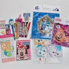 平成レトロ ディズニー ボールペン メモ帳 鉛筆キャップ 消しゴム まとめ売り