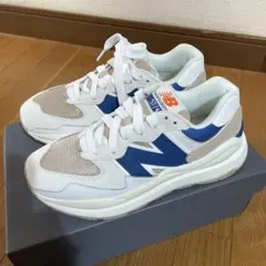 【新品未使用】New Balance 57/40 スニーカー ホワイト/ネイビー