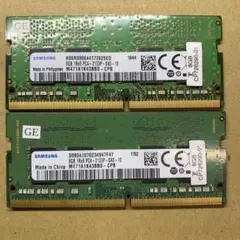 (s18-08)ノートPCメモリSamsung 8GB DDR4 2133MHz