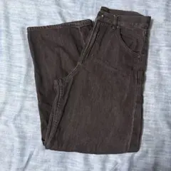 ユニクロ バギーカーブジーンズ 24 丈短め