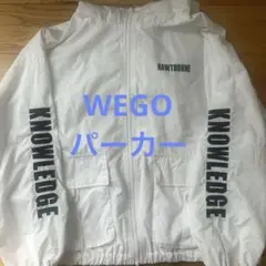WEGO ホワイトパーカー