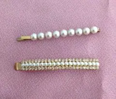 パールヘアピン ヘアアクセサリー 結婚式 パーティー 普段使い