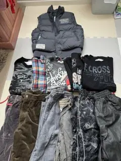 BLUECROSS子供服セット 冬物　BLUECROSSダウンベスト付き