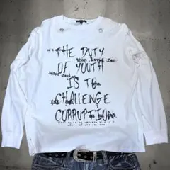 y2k 00s archive パンク系 ロンT 短丈 swag 平成 グランジ