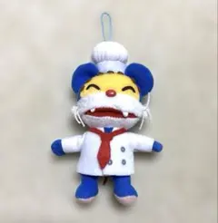 ニャンちゅうワールド放送局　ぬいぐるみマスコット　キーホルダー　コック