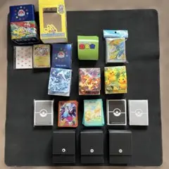 デッキケース　デッキシールド　まとめ売り ※横浜記念デッキピカチュウ無し　中古