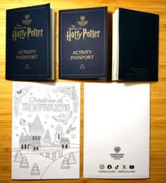 MAKING OF Harry Potter ロンドン スタンプ台紙 塗り絵