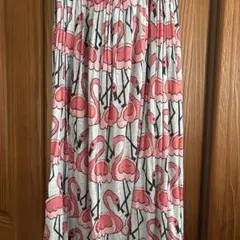 peu près フラミンゴ柄 フレアスカートのサムネイル