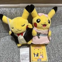 絶版マンスリーペアぬいぐるみ ピカチュウ 11月タグ付き