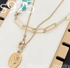 シルバー925 ゴールド チェーン ネックレス レディース メンズ コイン
