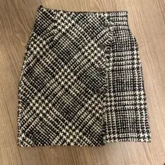 美品★アプワイザーリッシェ★ツイードチェックスカート