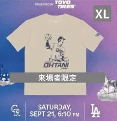 非売品】 ドジャース正規品 入場者限定 大谷翔平 Tシャツ M 新品未使用 
